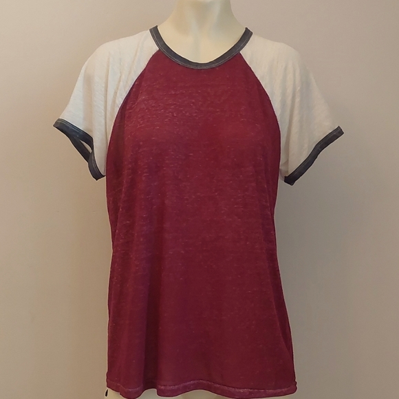 American Eagle Baseball Ringer T-shirt - Picture 1 of 7